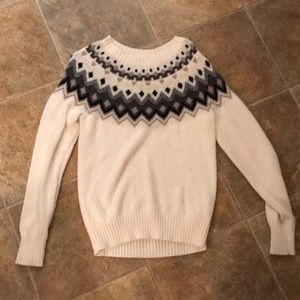 Cream sweater